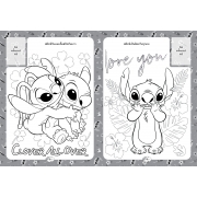 Stitch ระบายสีและสติ๊กเกอร์ Just Shake It